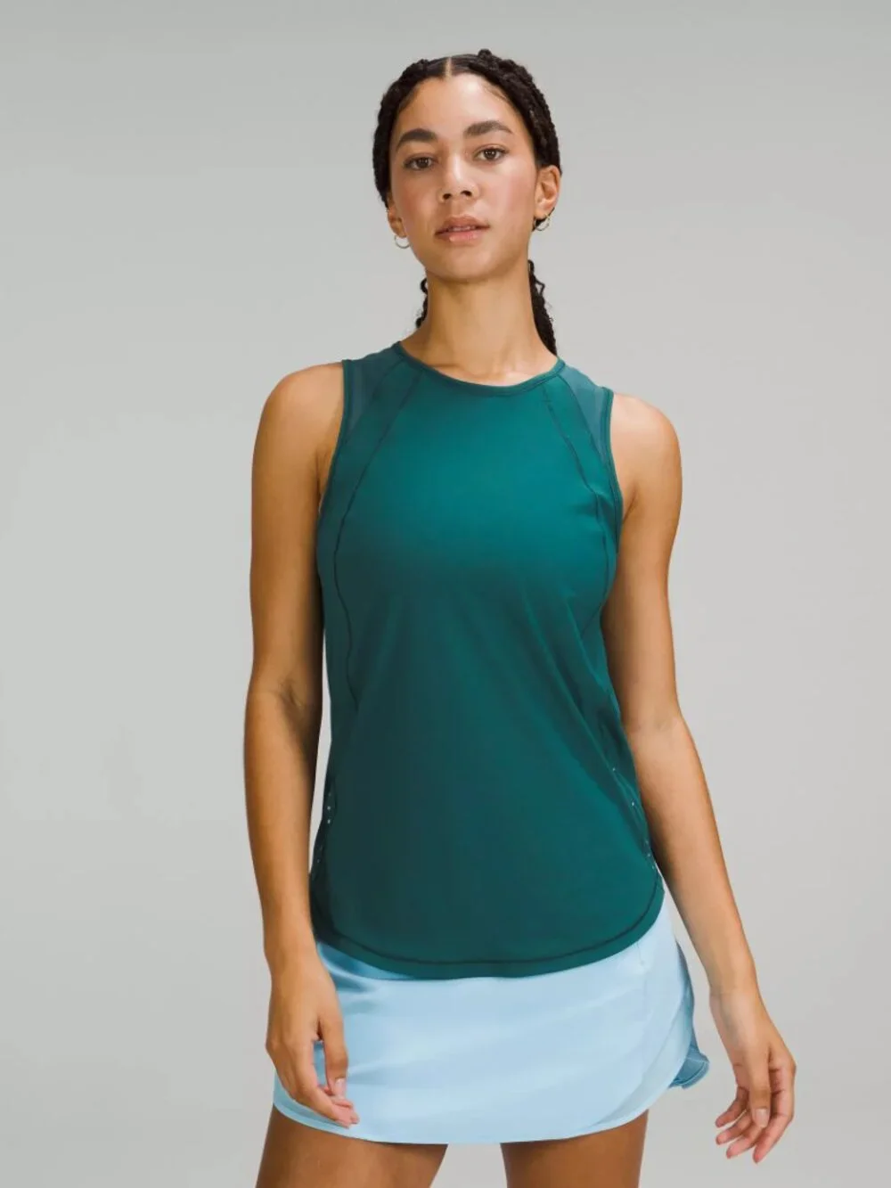 LULULEMON Sculpt Tank Top In Rainforest Green size 6 EUC